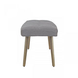 Vig Furniture - Modrest Cici Contemporary Grey & Antique Brass Bench - Vggaga-8635Be-Gry-B