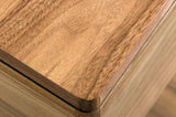 Vig Furniture - Modrest Clarion Modern Walnut And Glass End Table - Vgbble638B