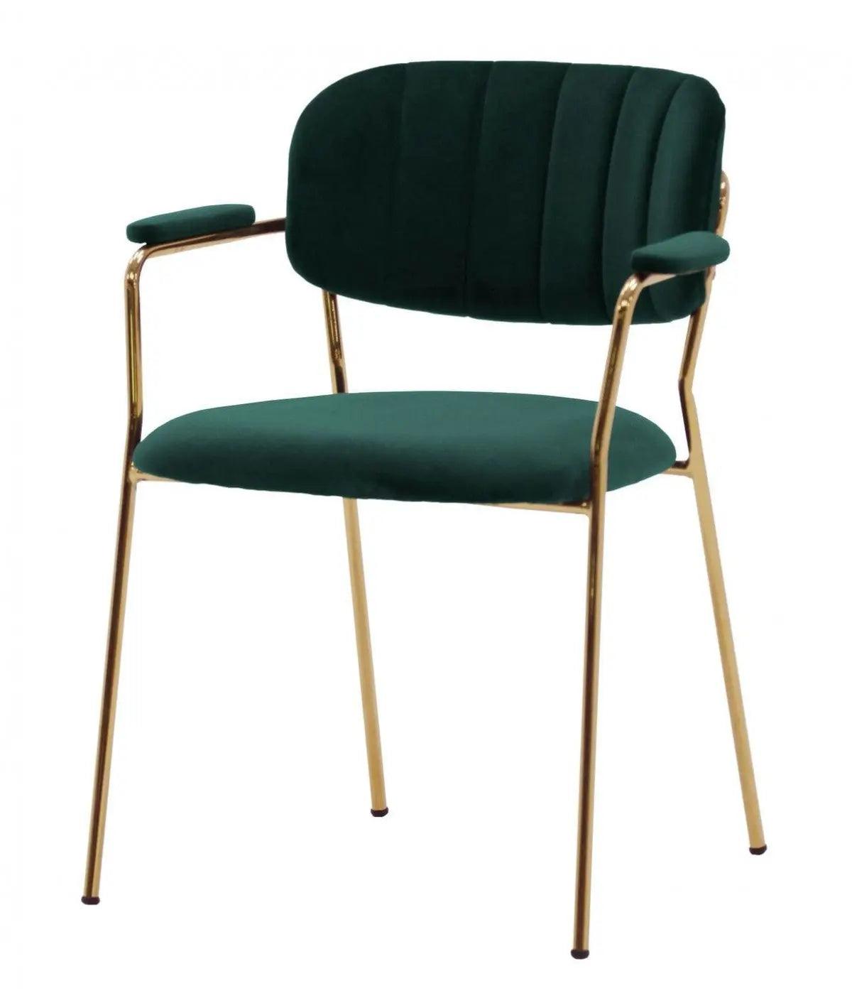 Vig Furniture - Modrest Clyde Modern Green Dining Chair (Set Of 2) - Vgfh129005-Grn-Dc