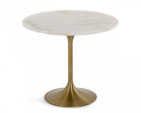 Vig Furniture - Modrest Collins - Glam White Marble & Gold Dining Table - Vggmm-Dt-1089