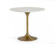 Modrest Collins Glam White Marble & Gold Dining Table Vggmm-Dt-1089