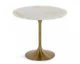 Vig Furniture - Modrest Collins - Glam White Marble & Gold Dining Table - Vggmm-Dt-1089