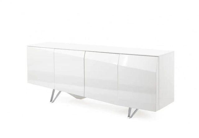 Vig Furniture - Modrest Columbia Modern White Buffet - Vgvcg117-Wht