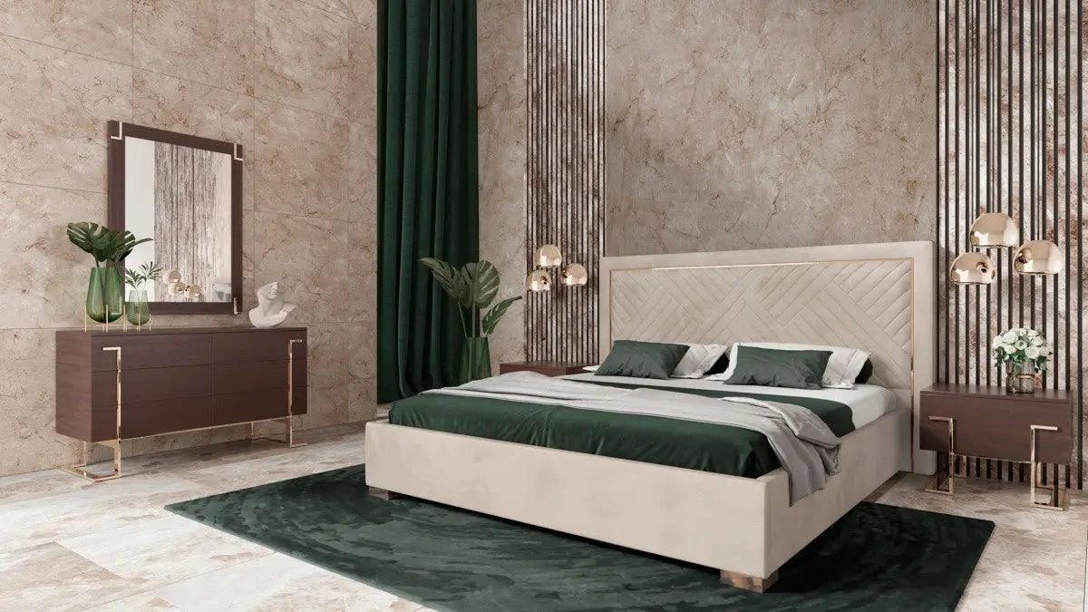 Vig Furniture - Modrest Corrico - Eastern King Modern Bed - Vgvcbd1906-19