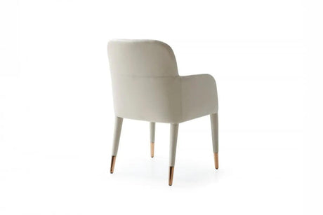 Vig Furniture - Modrest Cortina - Modern Beige Eco-Leather Dining Arm Chair - Vgvc-B601-Bei