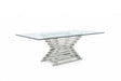 Modrest Crawford Modern Rectangular Glass Dining Table Vgvct8909-L
