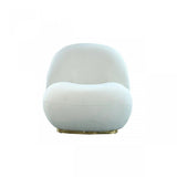 Vig Furniture - Modrest Crestone Modern White Sherpa Accent Chair - Vgmfoc-251-Wht-Ch