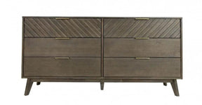Modrest Daisy Mid-Century Dark Acacia Dresser Vgwdkyoto-Drs