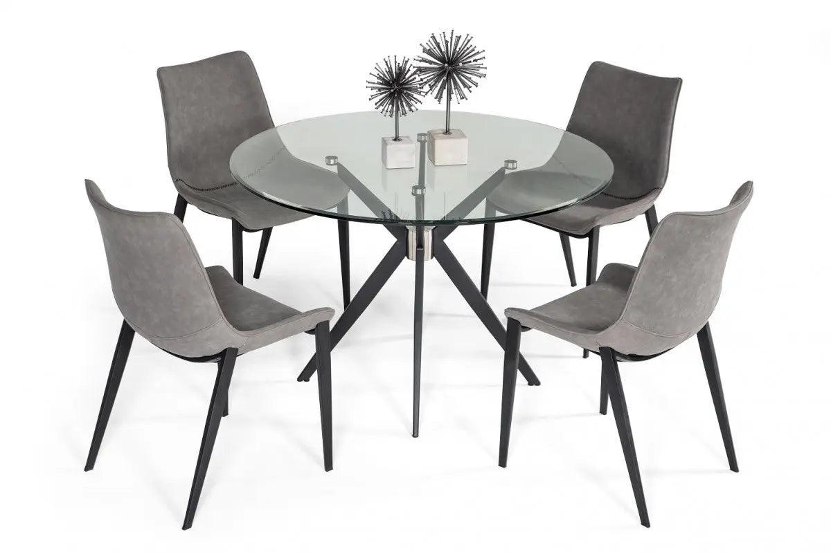 Vig Furniture - Modrest Dallas - Modern Black Dining Table - Vghr7038-Blk