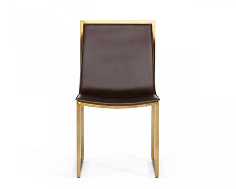 Vig Furniture - Modrest Dalton - Modern Brown Leatherette Dining Chair - Vggmdc-305-Dc