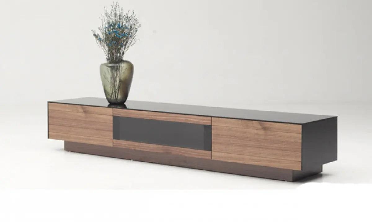 Vig Furniture - Modrest Darius Modern Walnut Tv Stand - Vghb215F-Wal