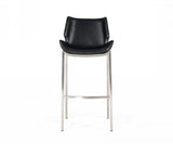 Vig Furniture - Modrest Dave - Modern Black Eco-Leather Bar Stool (Set Of 2) - Vghr5368-B