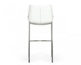 Vig Furniture - Modrest Dave Modern White Leatherette Bar Stool (Set Of 2) - Vghr5368-B-Wht-Bs