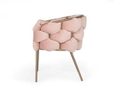 Vig Furniture - Modrest Debra Modern Pink Fabric Dining Chair - Vgvcb202-Dc-Pnk