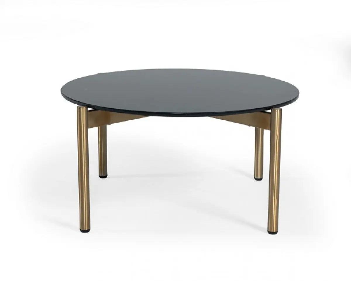 Vig Furniture - Modrest Denzel Black Marble Gold Coffee Table - Vggmm-Et-1581-Blk-Ct