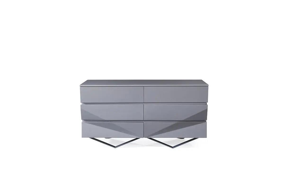 Vig Furniture - Modrest Duke Modern Grey Dresser - Vgvcj1811-D-Gry