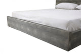 Vig Furniture - Modrest Dynasty Modern Shagreen Eastern King Bed - Vgvcbd2108-Gry-Bed-Ek