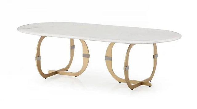 Vig Furniture - Modrest Echo - Modern Marble Coffee Table - Vgvcct1916