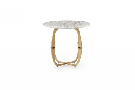 Vig Furniture - Modrest Echo - Modern Marble End Table - Vgvcet1916