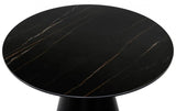 Vig Furniture - Modrest Edith - Modern Round Black Ceramic Dining Table - Vgnsgd8744-B-Dt