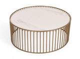 Vig Furniture - Modrest Eleanor - Modern Round Marble Coffee Table - Vgmamit-5227-Ct