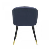 Vig Furniture - Modrest Elon Modern Blue Velvet Dining Chair (Set Of 2) - Vgswsfc463-Blue