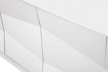 Vig Furniture - Modrest Ely - Modern White High Gloss Buffet - Vgvcg1829-Buf