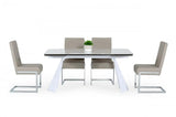 Vig Furniture - Modrest Encanto - Modern White Ceramic Dining Table - Vgns8762-Dt