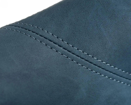 Modrest Esteban Industrial Blue Eco-Leather Accent Chair Vgbnec-068-Blu