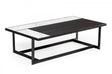 Modrest Fargo Modern Ceramic & Grey Walnut Coffee Table Vghb320X