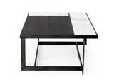 Vig Furniture - Modrest Fargo - Modern Ceramic & Grey Walnut Coffee Table - Vghb320X