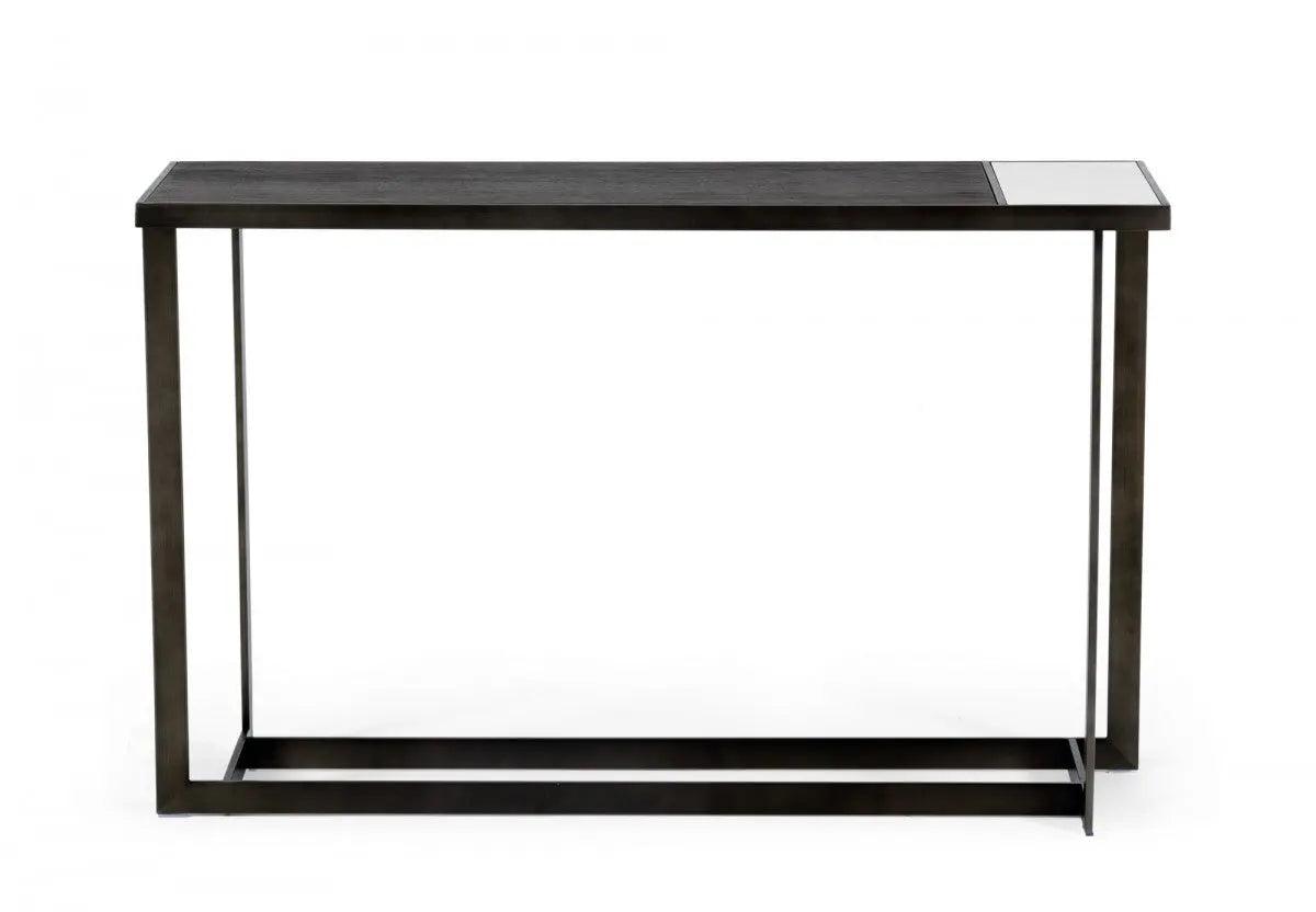 Vig Furniture - Modrest Fargo - Modern Ceramic & Grey Walnut Console Table - Vghb320D