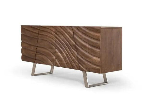 Vig Furniture - Modrest Finley Modern Walnut Buffet - Vgcssb-16050