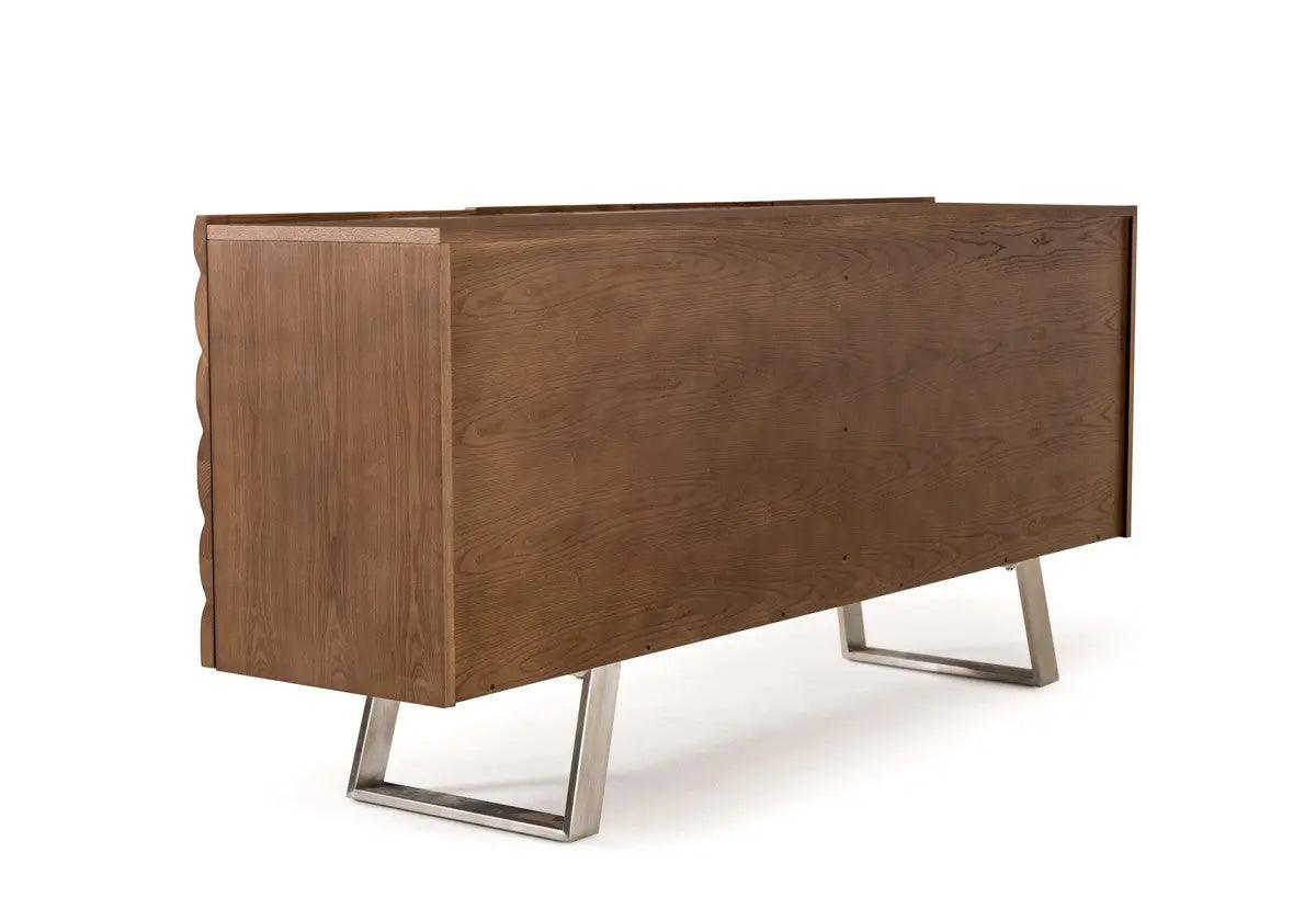 Vig Furniture - Modrest Finley Modern Walnut Buffet - Vgcssb-16050