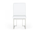 Vig Furniture - Modrest Fowler - Modern White Leatherette Dining Chair Set Of 2 - Vgvcb8866-Wht