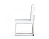 Vig Furniture - Modrest Fowler - Modern White Leatherette Dining Chair Set Of 2 - Vgvcb8866-Wht