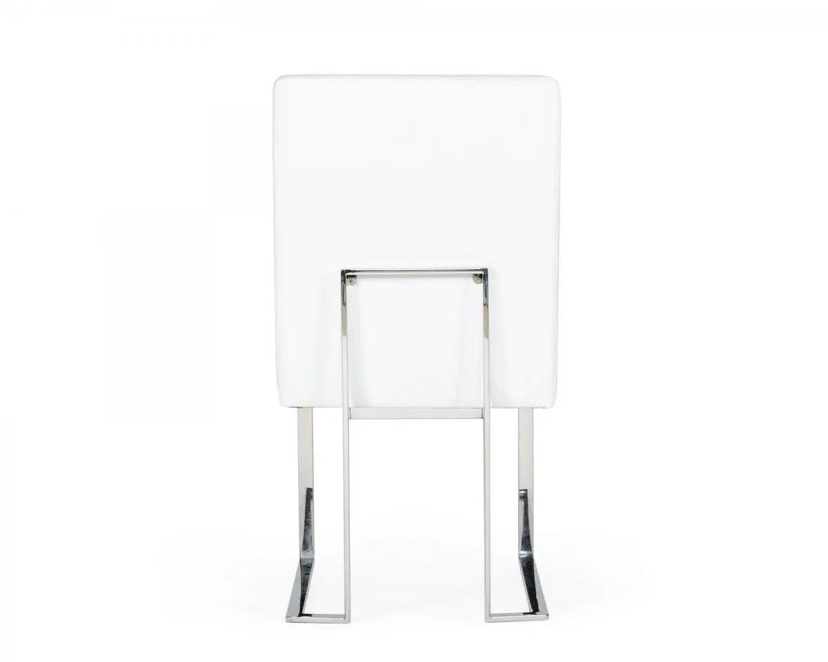 Vig Furniture - Modrest Fowler - Modern White Leatherette Dining Chair Set Of 2 - Vgvcb8866-Wht