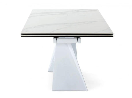 Vig Furniture - Modrest Fritz Modern White Ceramic Dining Table - Vgnsgd8767-Wht