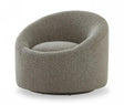 Modrest Frontier Glam Grey Fabric Accent Chair Vgodzw-993