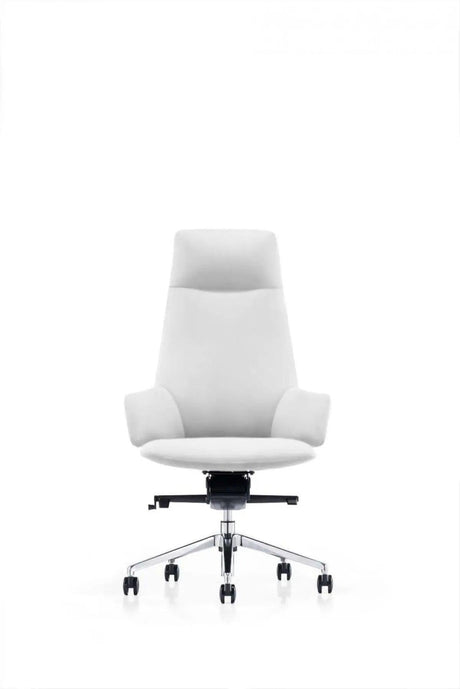 Vig Furniture - Modrest Gates Modern White High Back Executive Office Chair - Vgfua1719-Wht-Oc