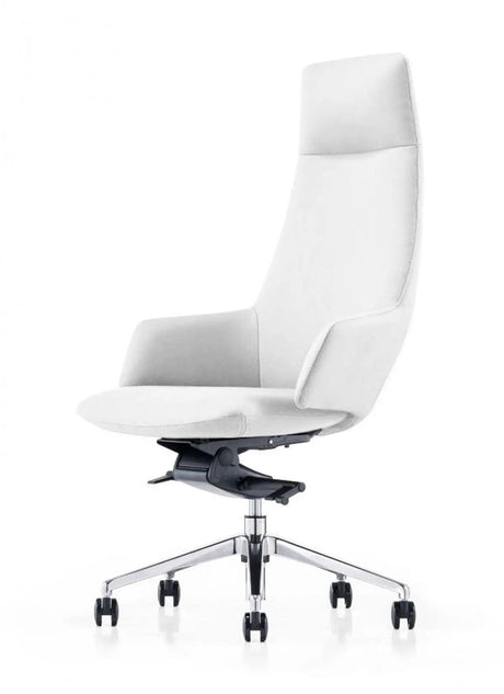 Vig Furniture - Modrest Gates Modern White High Back Executive Office Chair - Vgfua1719-Wht-Oc