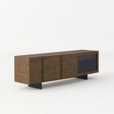 Vig Furniture - Modrest Glencoe Modern Walnut & Grey Glass Buffet - Vgbbmk2005Sb-Buff