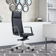 Modrest Gorsky Modern Black High Back Executive Office Chair Vgfua1819-Blk-Oc