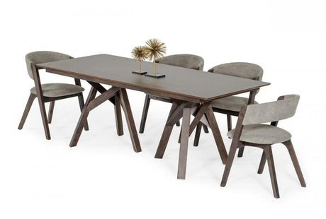 Modrest Grover Modern Dark Wenge Dining Table Vgma-Mit-5222