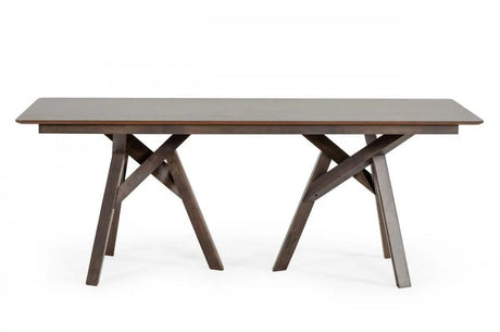 Modrest Grover Modern Dark Wenge Dining Table Vgma-Mit-5222