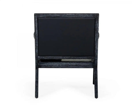 Vig Furniture - Modrest Hallam - Glam Black And White Cowhide Accent Chair - Vgodzw-956