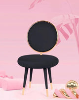 Vig Furniture - Modrest Haswell Glam Black Velvet Accent Chair - Vgmfmc-479-Blk-Ch