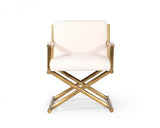 Vig Furniture - Modrest Haxtun Modern Cream Sherpa Accent Chair - Vgmfmc-4210-Wht-Ch