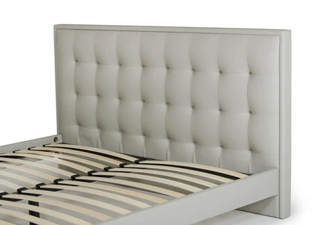 Vig Furniture - Modrest Hera Modern Grey Leatherette Bed - Vgcnhera-Bed