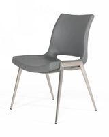 Vig Furniture - Modrest Jackie - Modern Grey Eco-Leather Dining Chair (Set Of 2) - Vghr3501